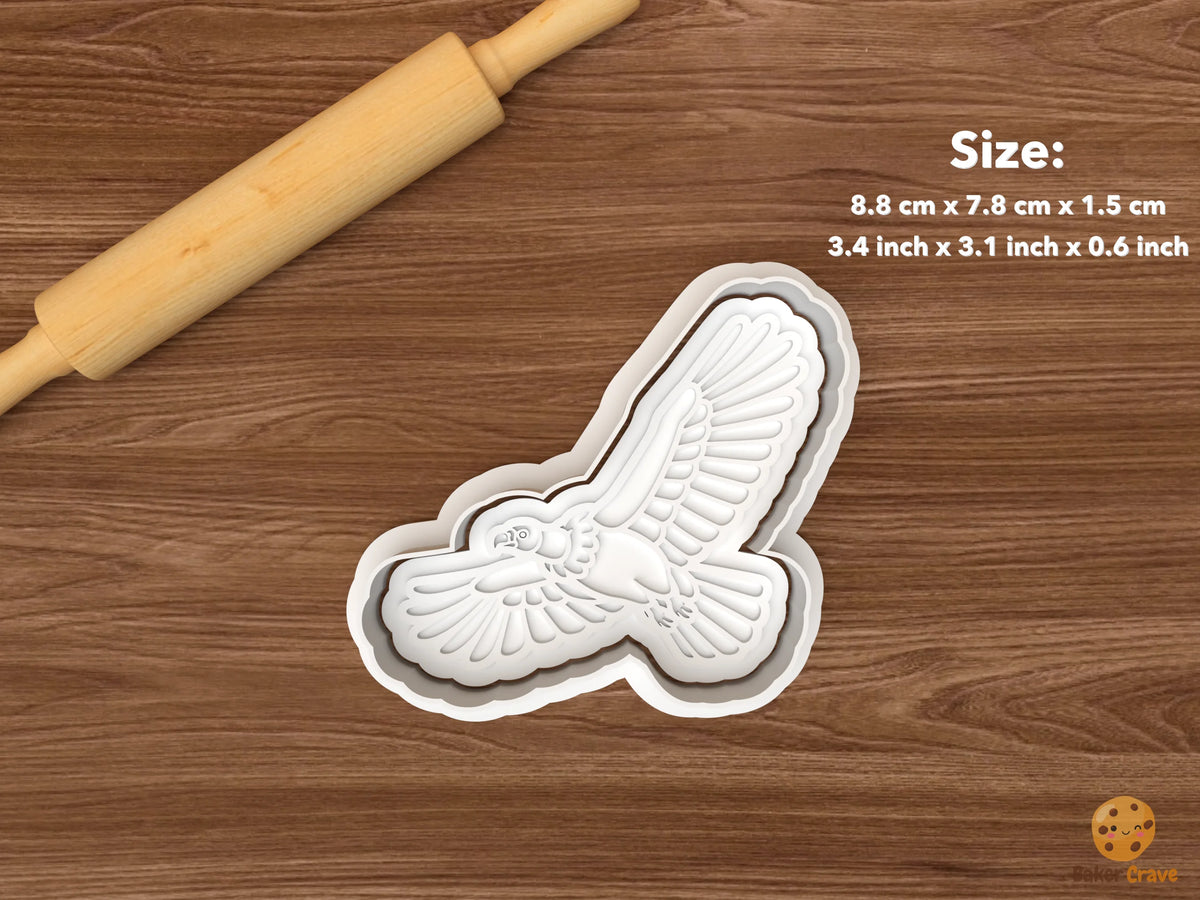 Vulture Cookie Cutter Set - single flying vulture