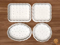 Wave Edge Cookie Cutter Set STL File - wave1