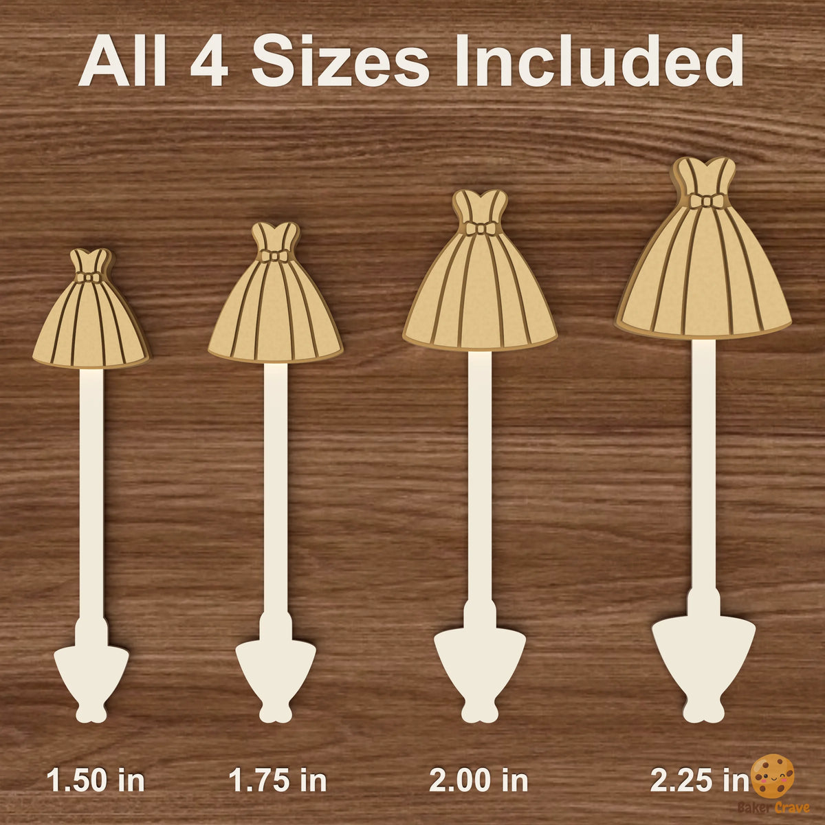 Wedding Dress Cake Pop Mold STL File