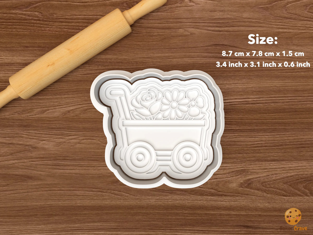 Wedding Flower Bar Cookie Cutter Set STL File