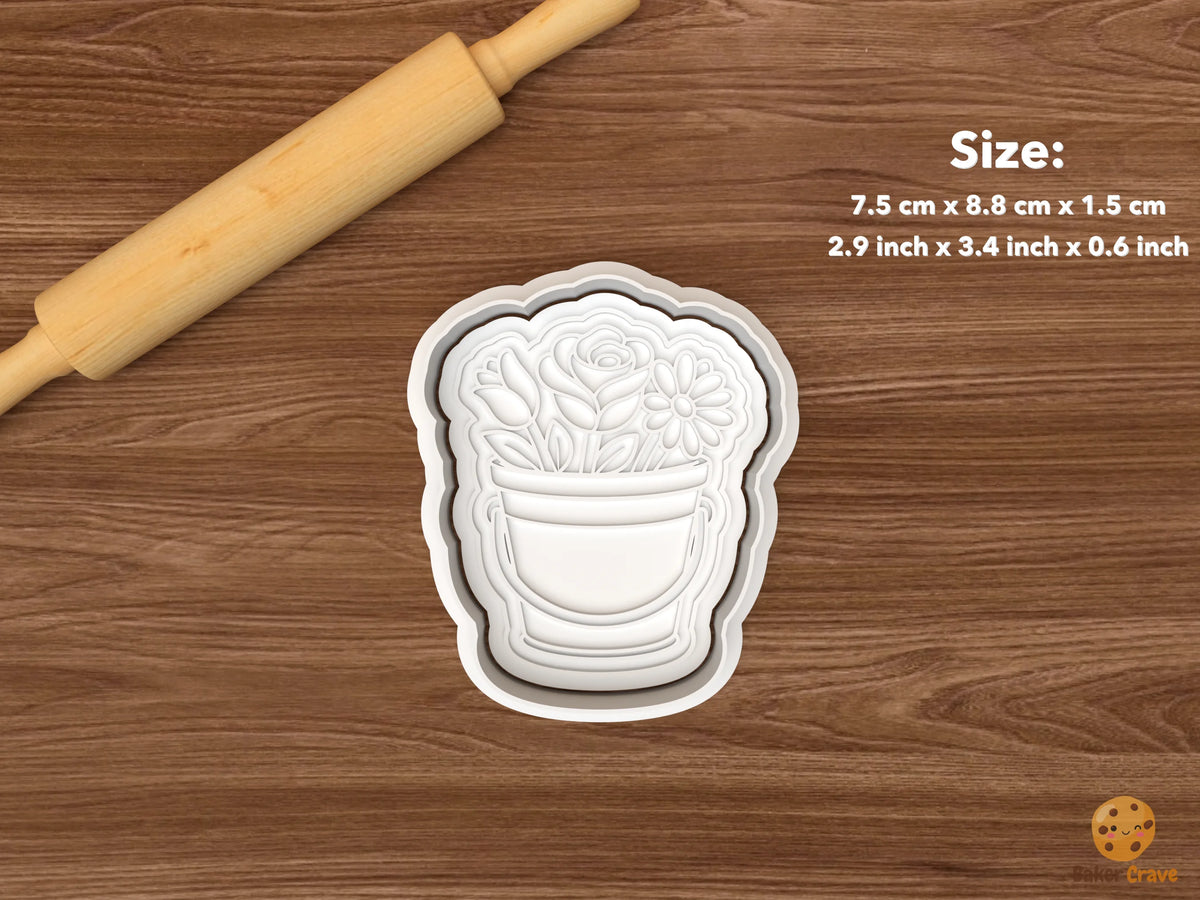 Wedding Flower Bar Cookie Cutter Set STL File