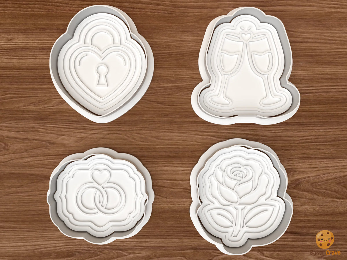Wedding Love Cookie Cutter Set - 01 set main