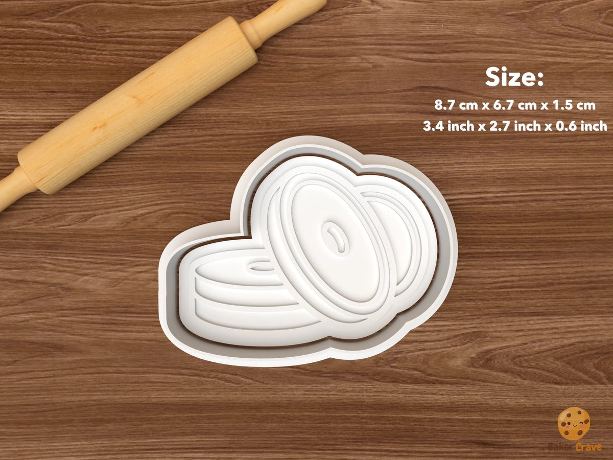 Weightlifting Cookie Cutter Set - single weight plates