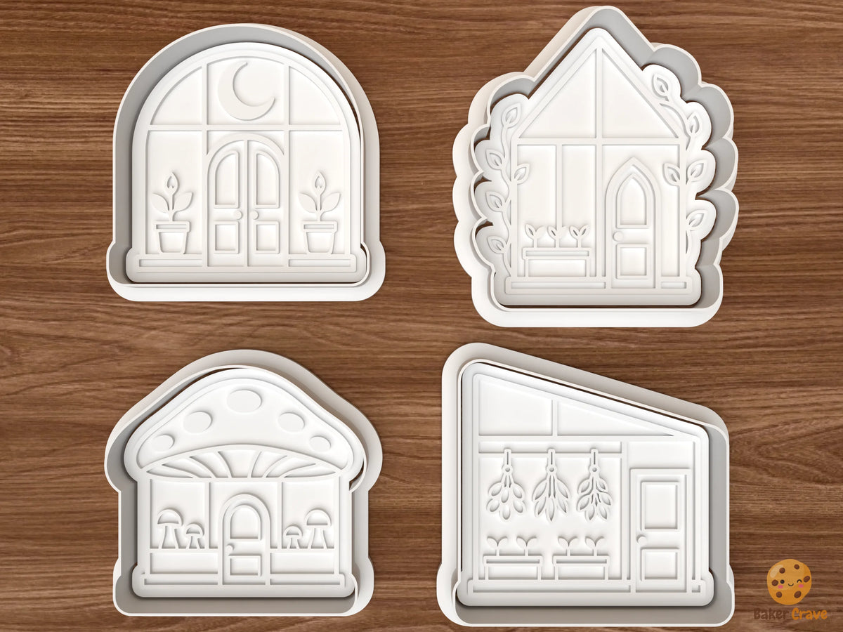 Witch Greenhouse Cookie Cutter Set
