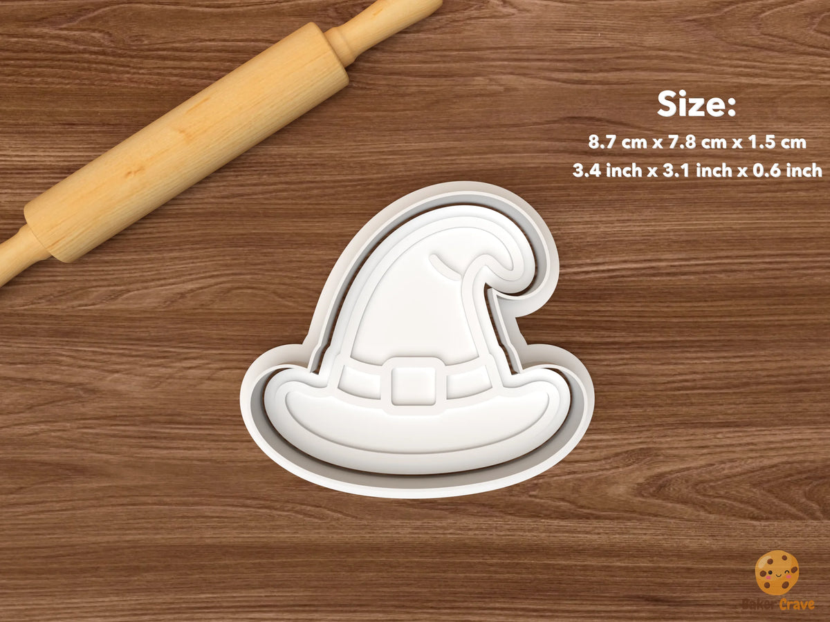 Witch Hat Black Cat Cookie Cutter Set