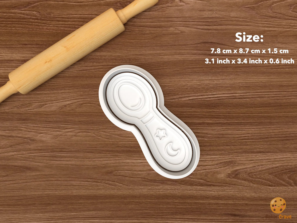 Witch Kitchen Cookie Cutter Set STL File - single magic spoon