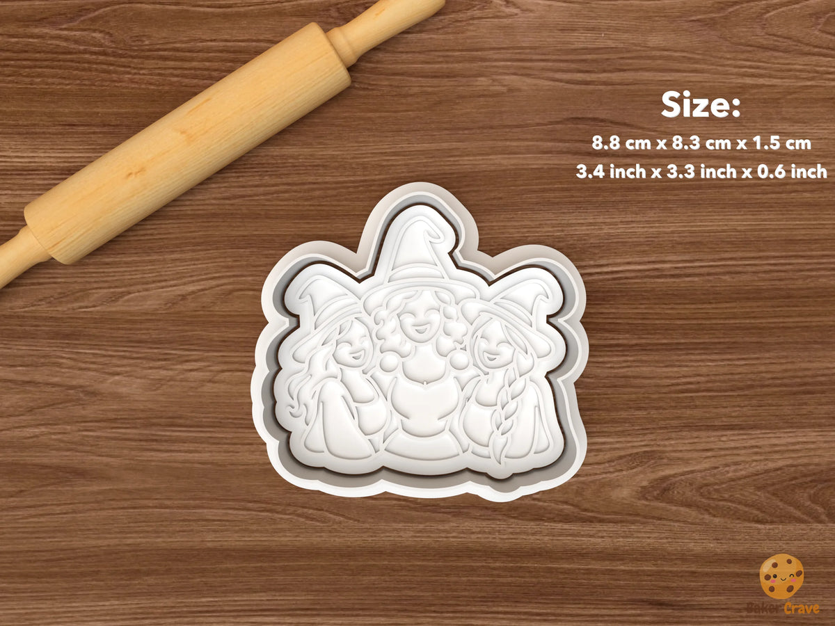 Witch Sisters Collection Cookie Cutter Set
