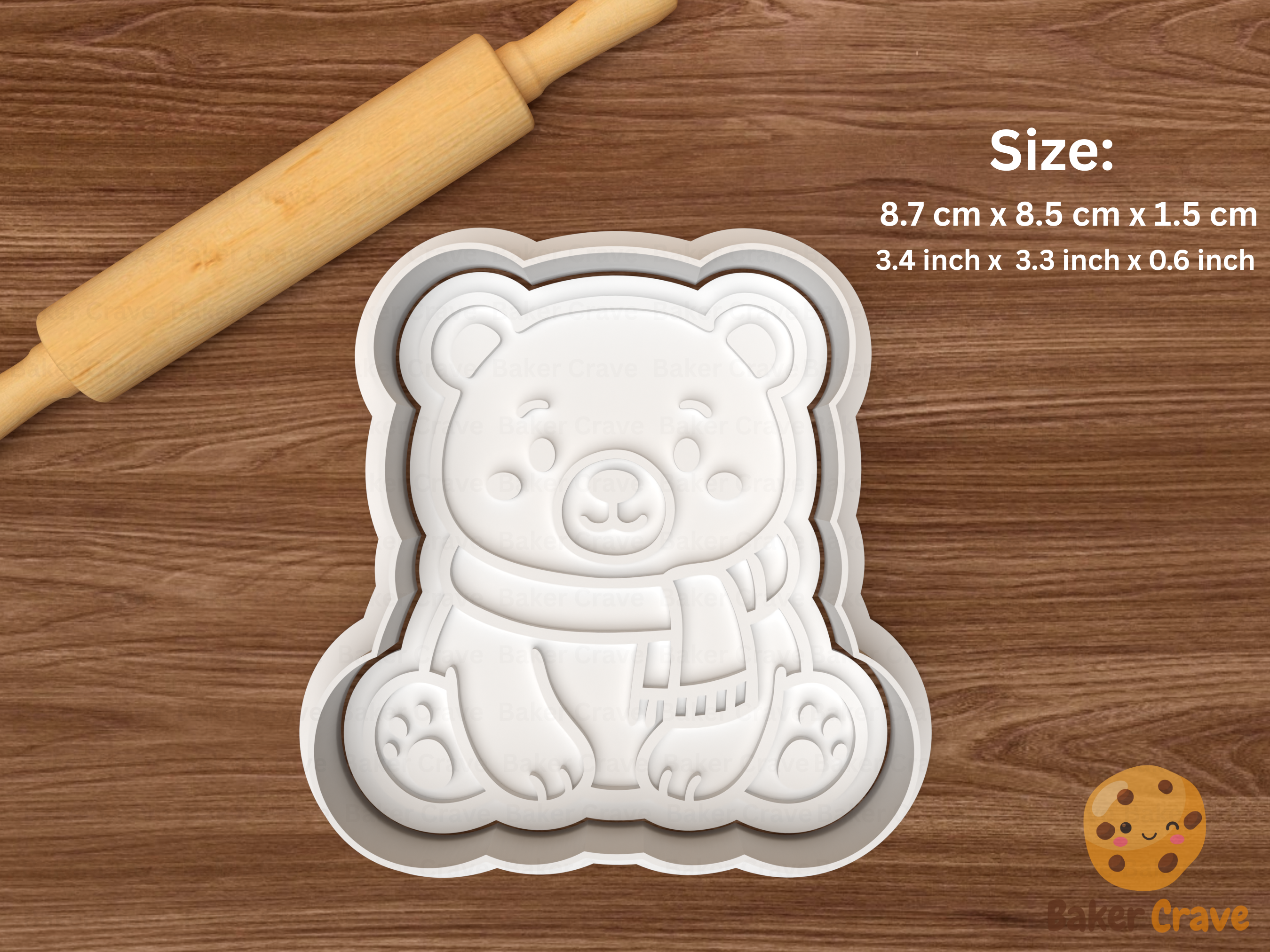 Winter Animals Cookie Cutter Set STL File - wnanimals4