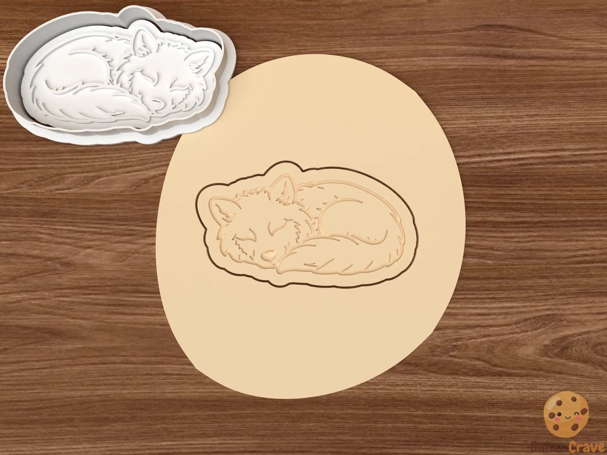 wolf Cookie Cutter Set STL File - wolf2