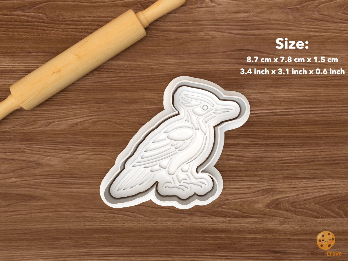 Woodpecker Cookie Cutter Set - single flying woodpecker