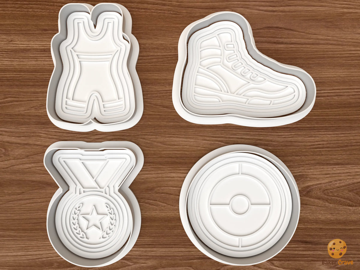Wrestling Team Cookie Cutter Set - 01 set main