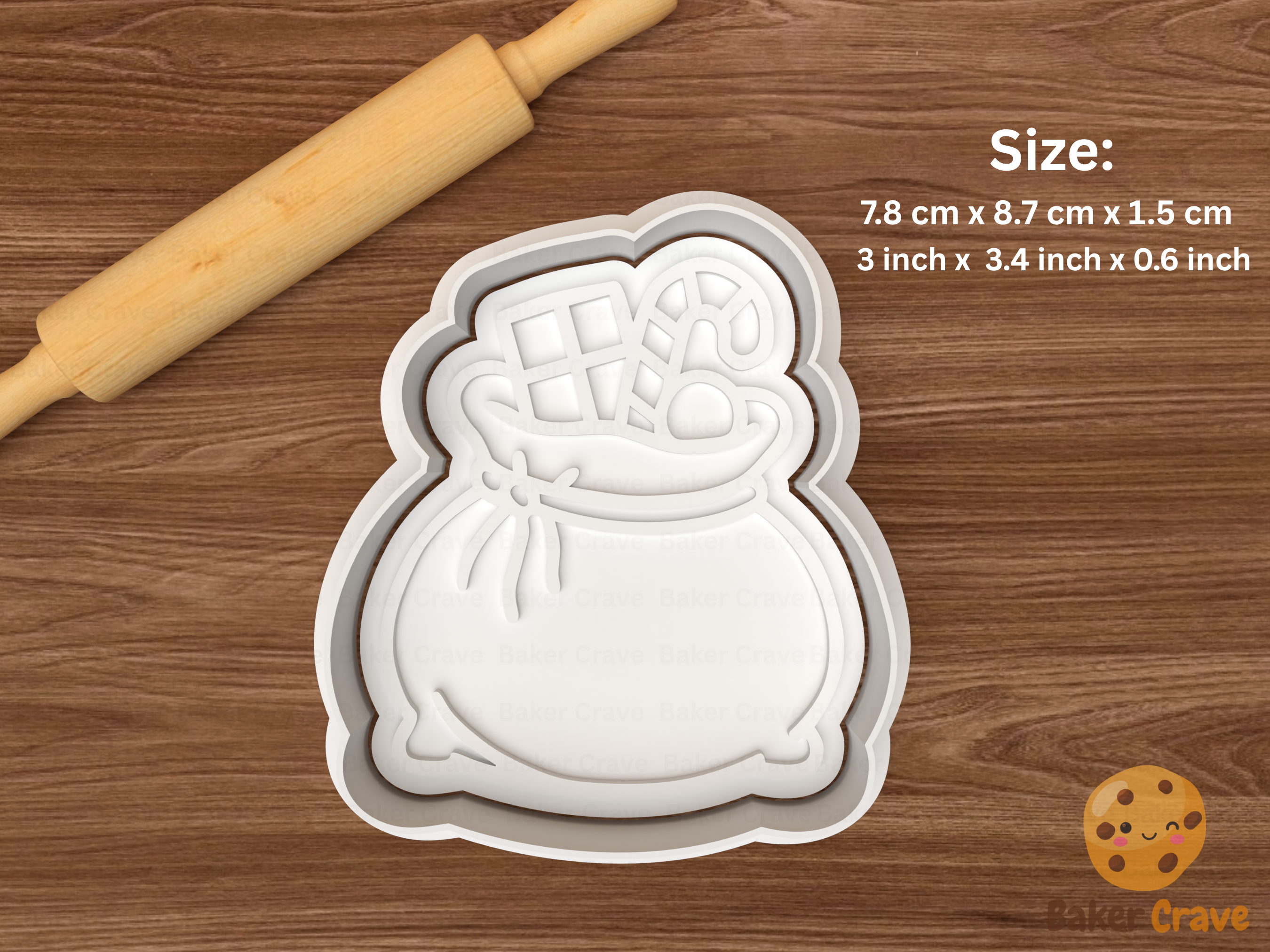 Xmas Cookie Cutter Set STL File - xmas4