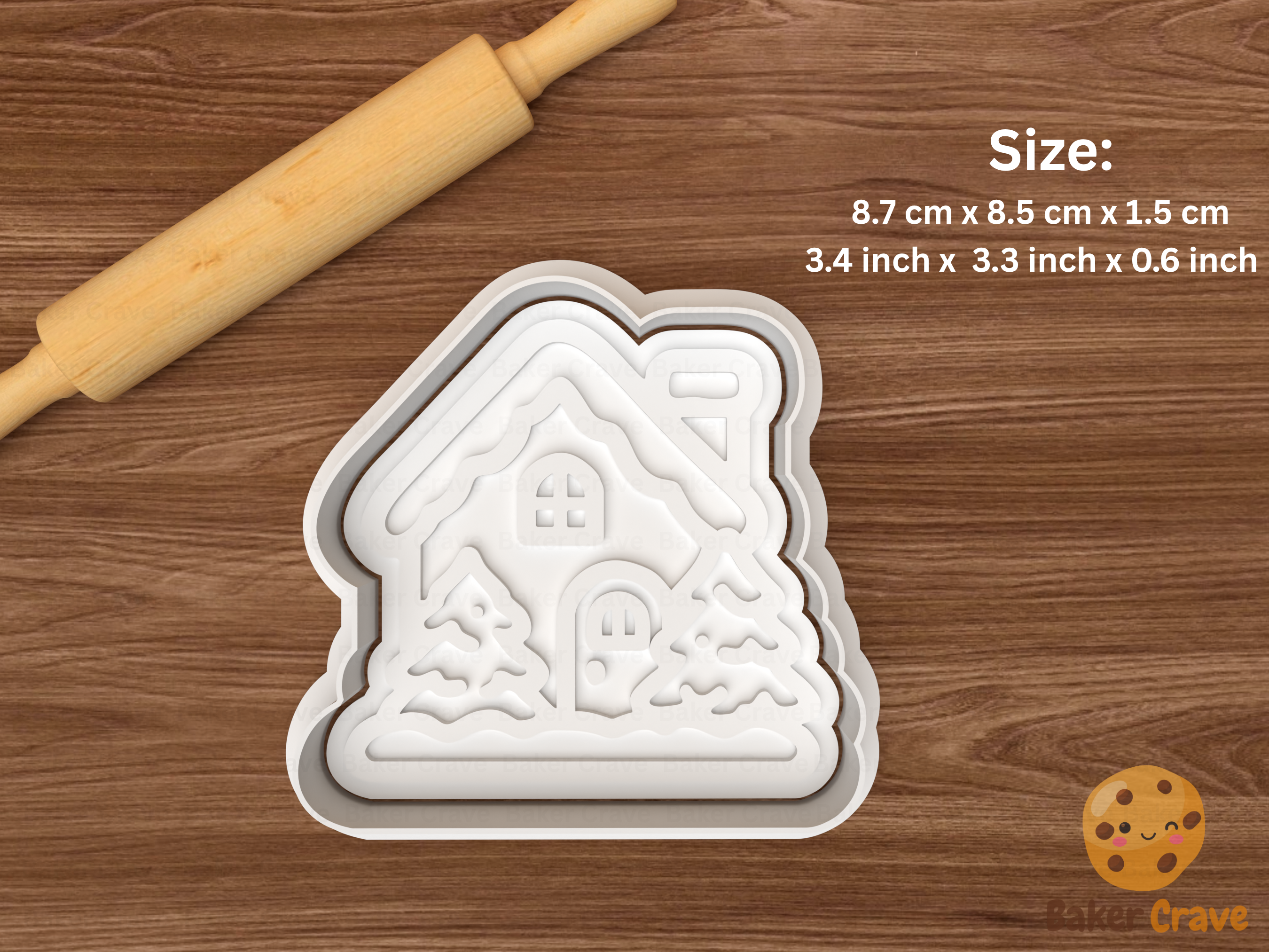 Christmas Town Cookie Cutter Set STL File - xmastown2fix