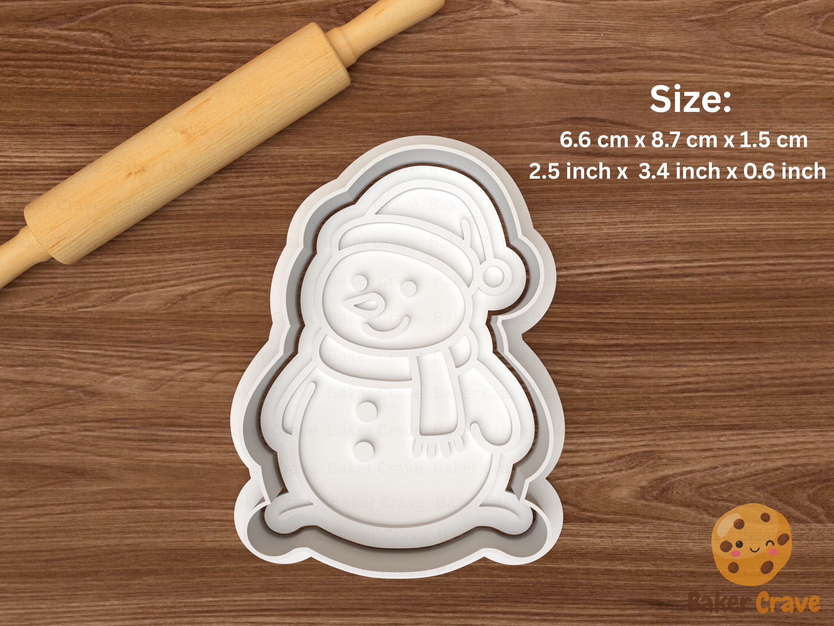 Christmas Winter Cookie Cutter Set STL File - xmasw3fix