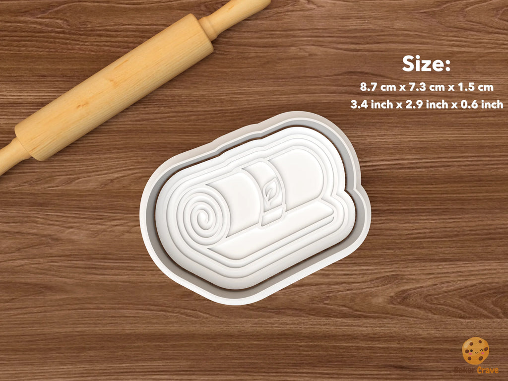 Yoga Wellness Cookie Cutter Set STL File - single yoga mat