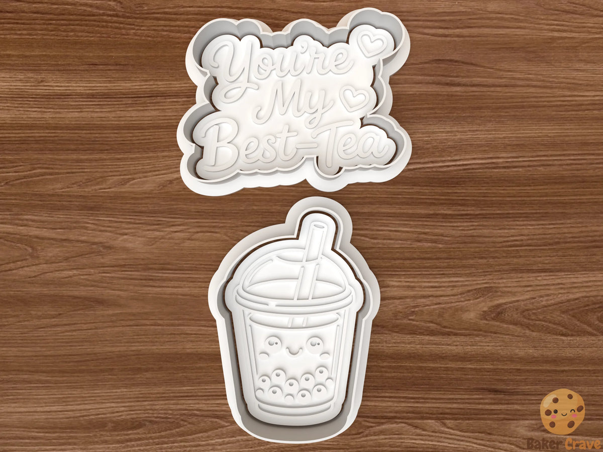 You’re My Best-Tea Cookie Cutter Set STL File - tea1