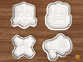 Youth Camp Leadership Cookie Cutter Set STL File - 01 set main
